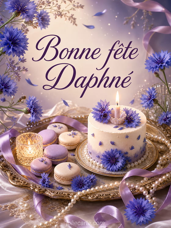 Carte bonne fĂȘte DaphnĂ©