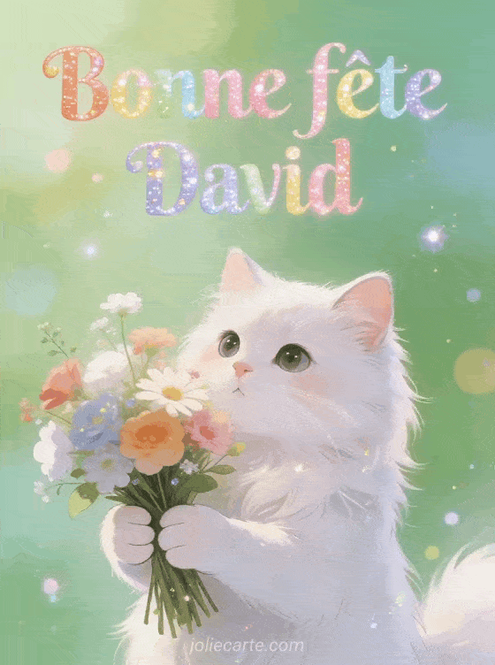 Bonne fête David - David gif bonne fete