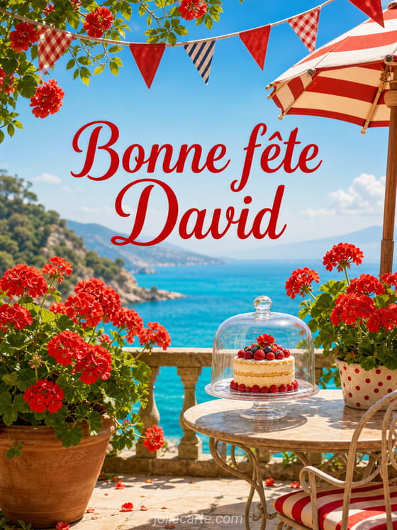 Carte bonne fĂȘte David