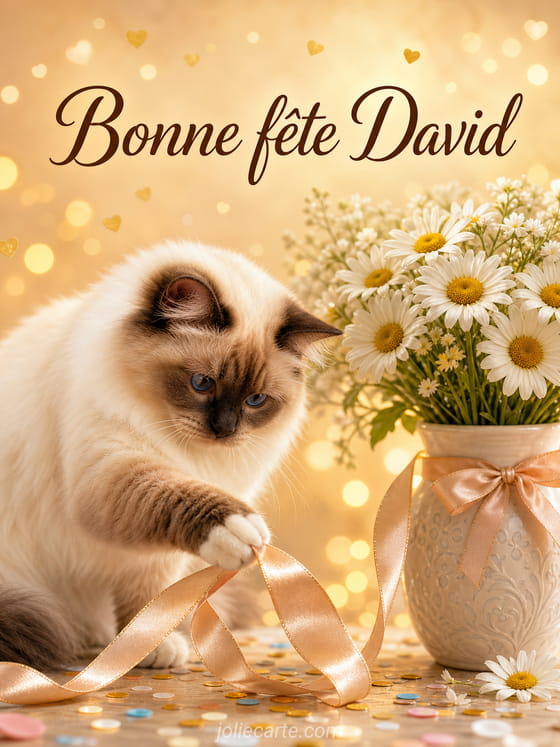 Carte bonne fĂȘte David