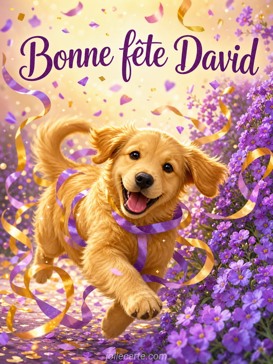 Carte bonne fĂȘte David