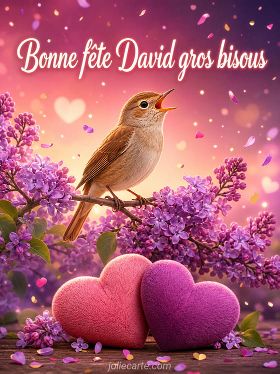 Carte bonne fĂȘte David