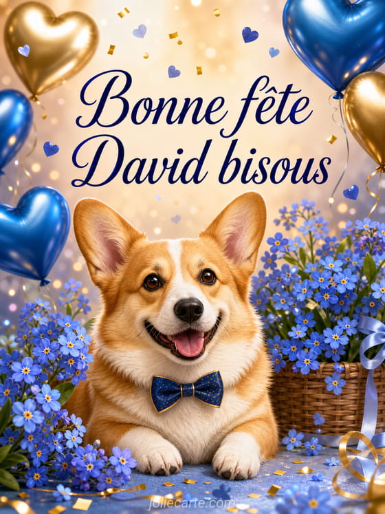 Carte bonne fĂȘte David