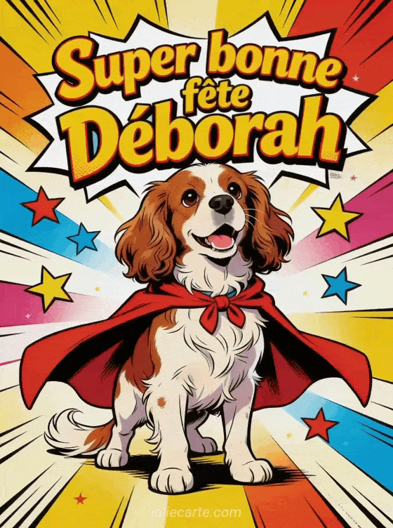 Bonne fête Déborah - Deborah gif bonne fete gratuit