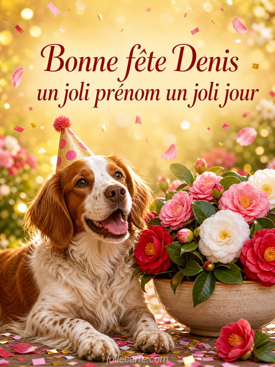 Carte bonne fĂȘte Denis