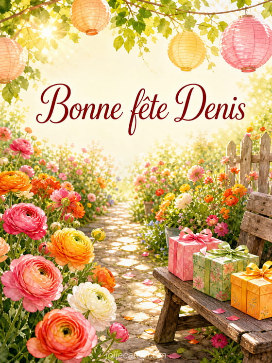 Carte bonne fĂȘte Denis