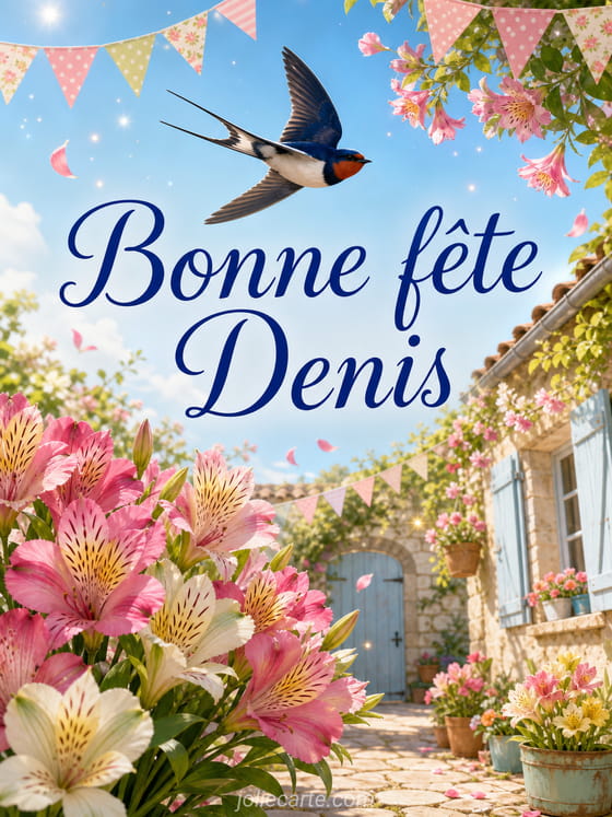 Carte bonne fĂȘte Denis