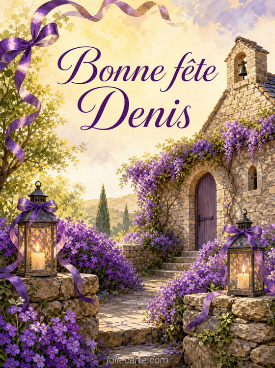 Carte bonne fĂȘte Denis