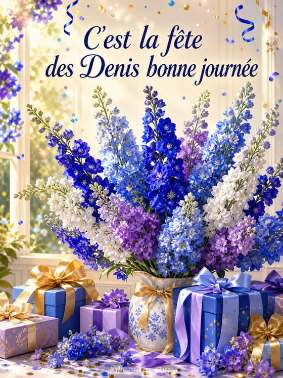 Carte bonne fĂȘte Denis