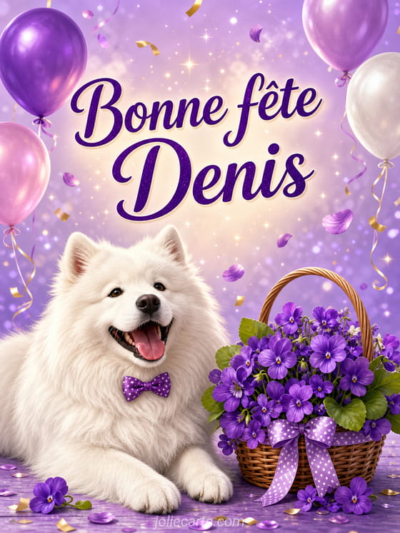 Carte bonne fĂȘte Denis