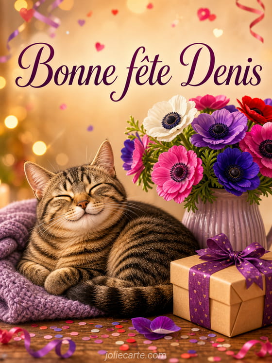 Carte bonne fĂȘte Denis