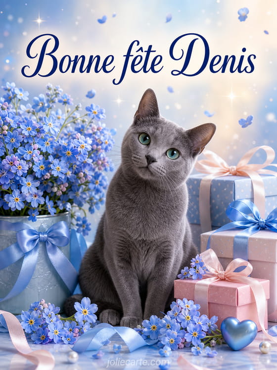 Carte bonne fĂȘte Denis