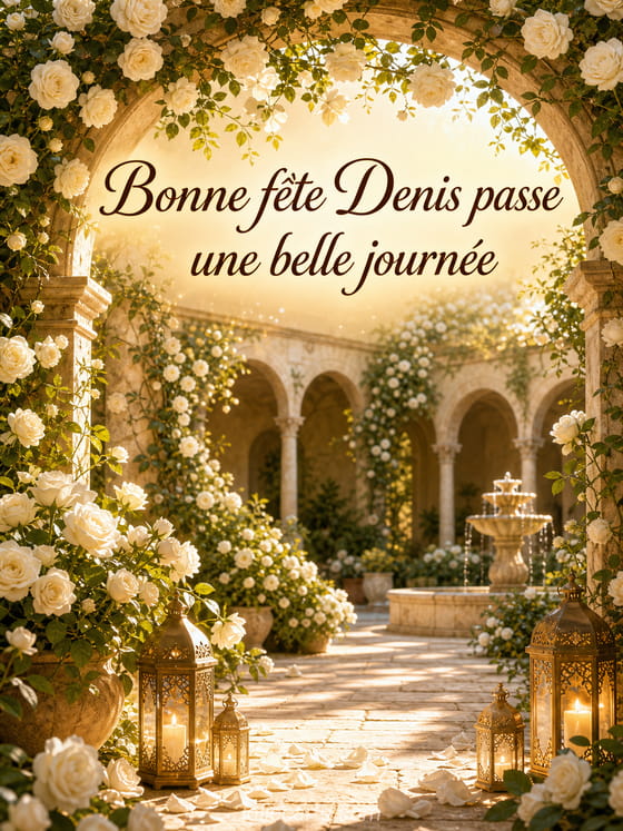 Carte bonne fĂȘte Denis