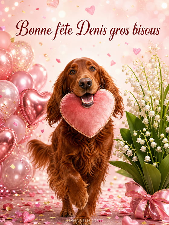 Carte bonne fĂȘte Denis