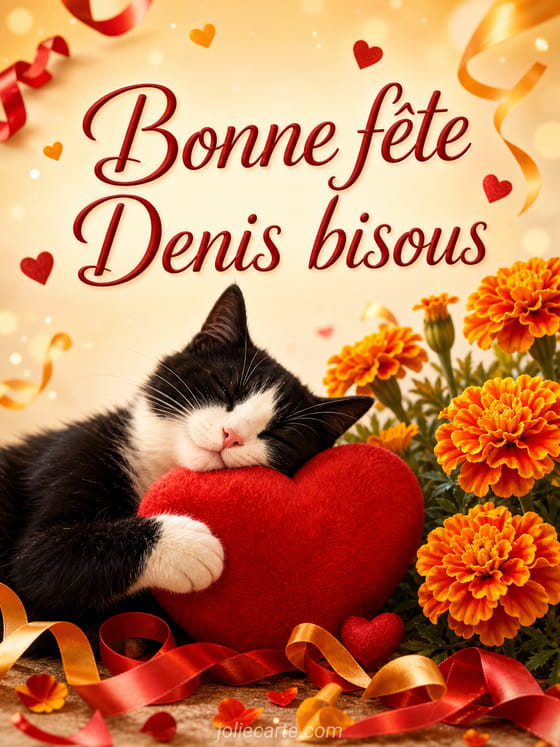 Carte bonne fĂȘte Denis