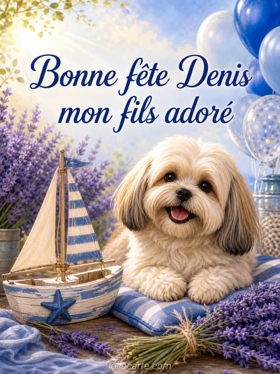 Carte bonne fĂȘte Denis