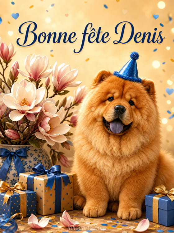 Carte bonne fĂȘte Denis