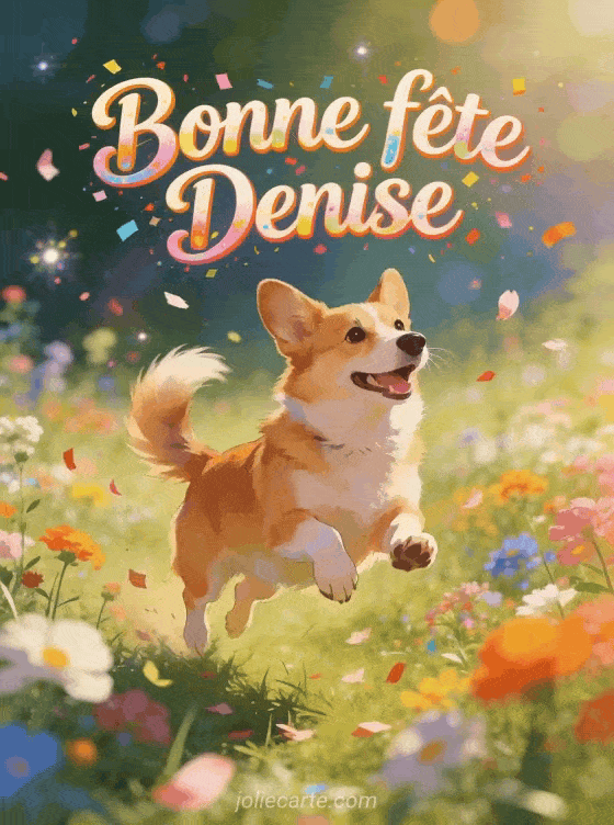 Bonne fête Denise - Denise gif bonne fete gratuit