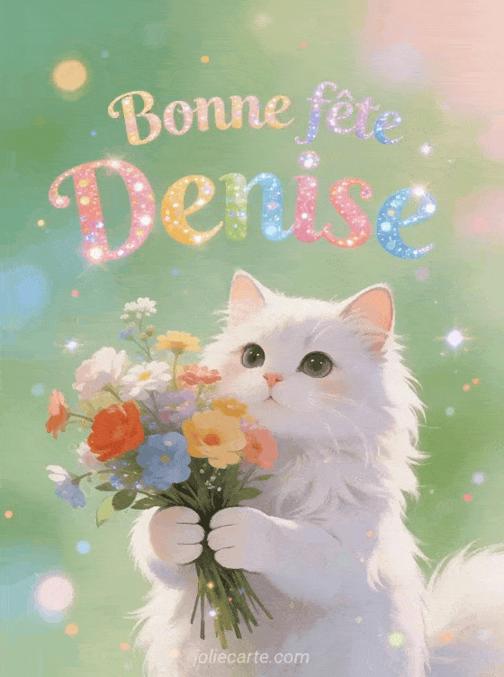 Bonne fête Denise - Denise gif bonne fete