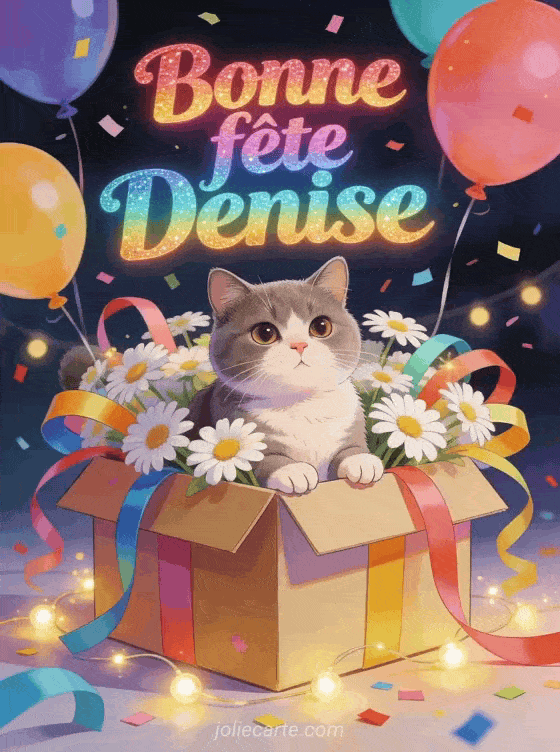 Bonne fête Denise - Bonne fete denise gif