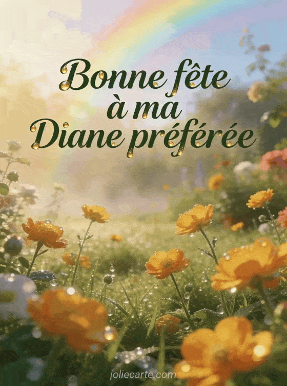 Bonne fête Diane - Bonne fete diane fleurs