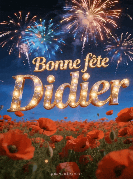 Bonne fête Didier - Didier bonne fete image