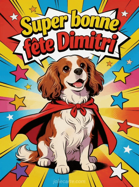 Bonne fête Dimitri - Dimitri gif bonne fete gratuit