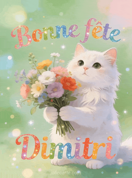 Bonne fête Dimitri - Dimitri gif bonne fete