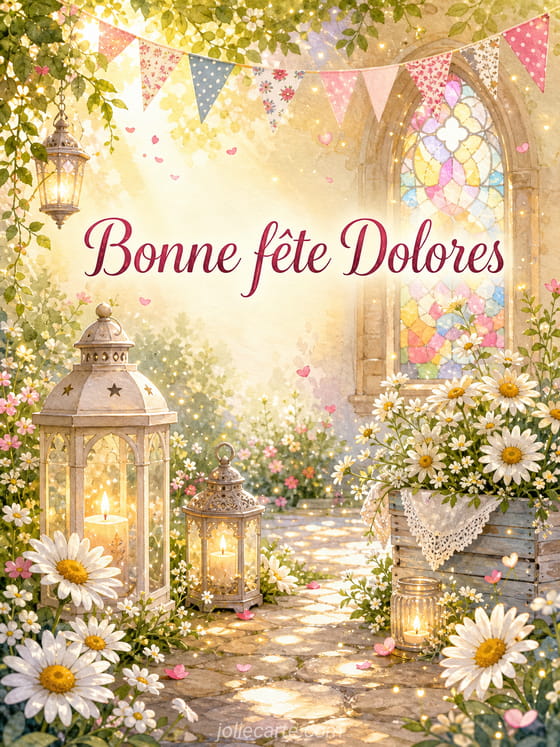 Carte bonne fĂȘte Dolores
