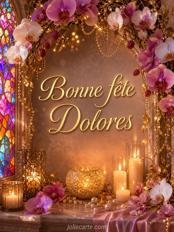 Carte bonne fĂȘte Dolores