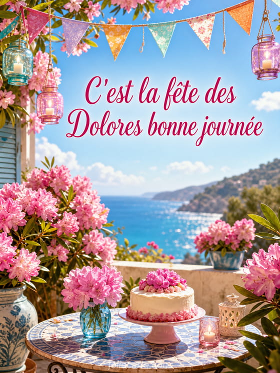 Carte bonne fĂȘte Dolores