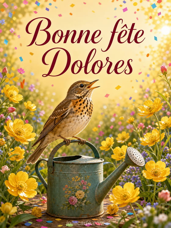 Carte bonne fĂȘte Dolores