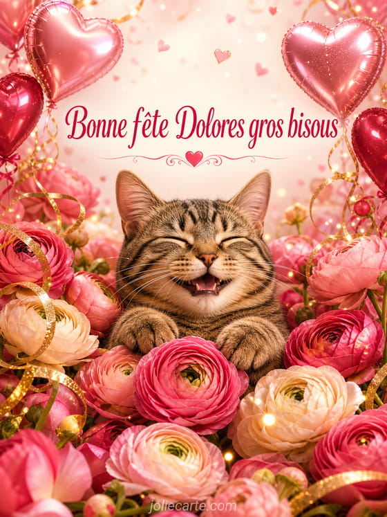 Carte bonne fĂȘte Dolores