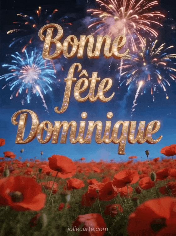 Bonne fête Dominique - Dominique bonne fete image