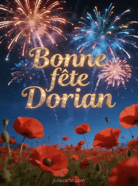 Bonne fête Dorian - Bonne fete dorian gratuit