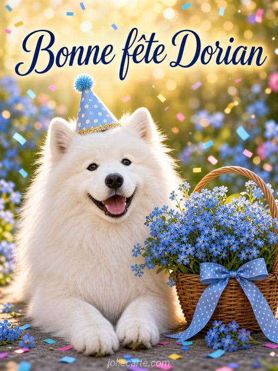 Carte bonne fĂȘte Dorian