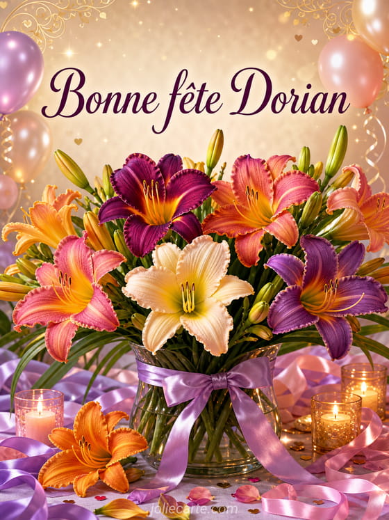 Carte bonne fĂȘte Dorian