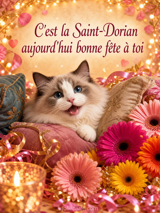 Carte bonne fĂȘte Dorian