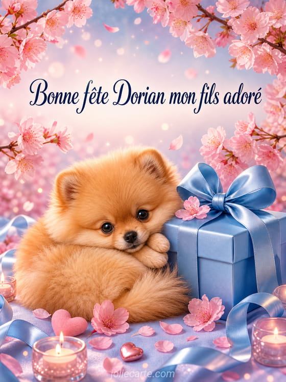 Carte bonne fĂȘte Dorian