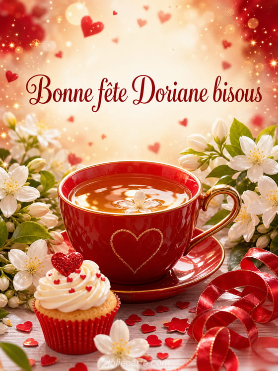 Carte bonne fĂȘte Doriane