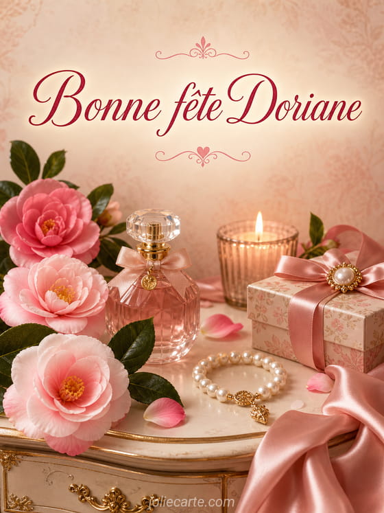 Carte bonne fĂȘte Doriane