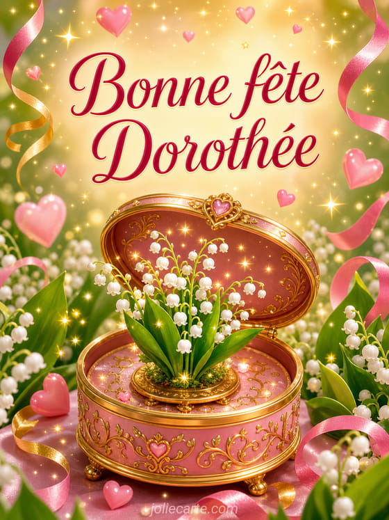 Carte bonne fĂȘte DorothĂ©e