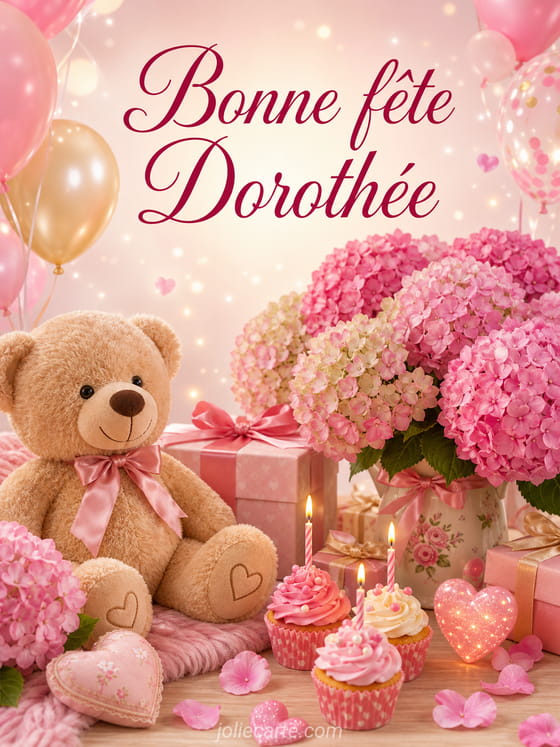 Carte bonne fĂȘte DorothĂ©e