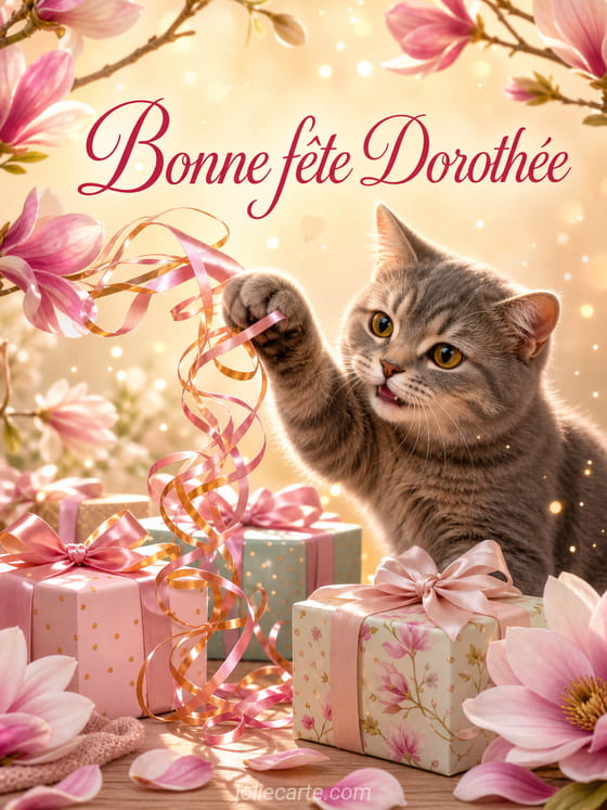 Carte bonne fĂȘte DorothĂ©e