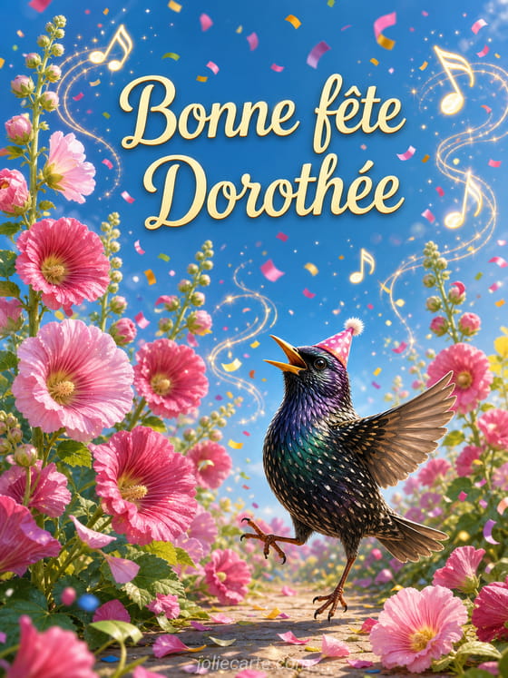 Carte bonne fĂȘte DorothĂ©e