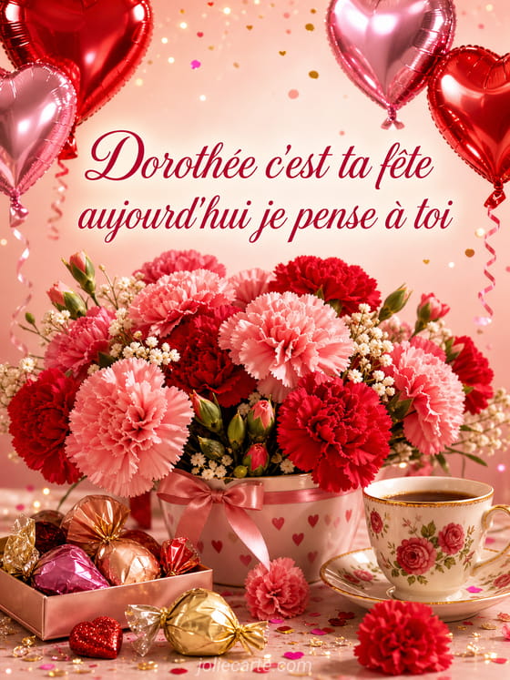 Carte bonne fĂȘte DorothĂ©e