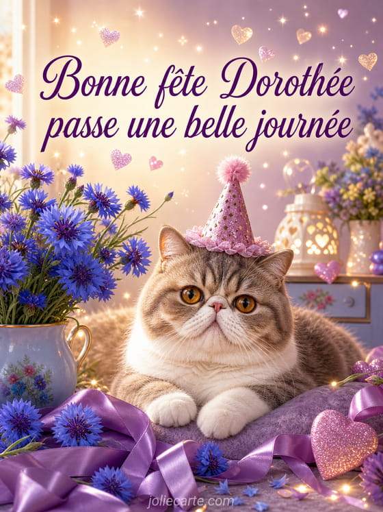 Carte bonne fĂȘte DorothĂ©e