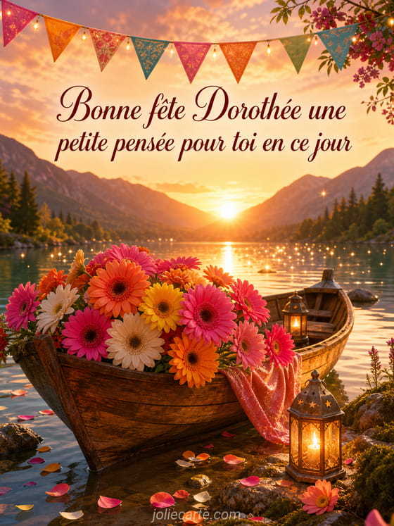 Carte bonne fĂȘte DorothĂ©e