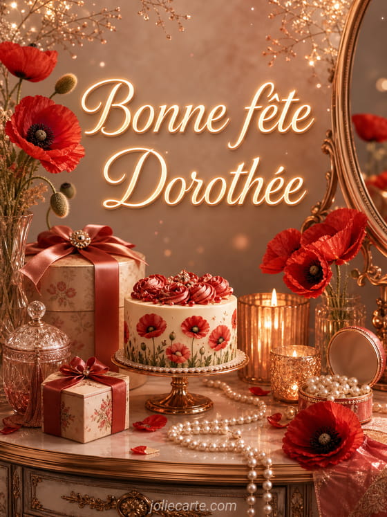 Carte bonne fĂȘte DorothĂ©e