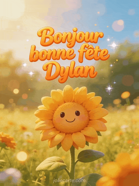 Bonne fête Dylan - Dylan image de bonne fete gratuite